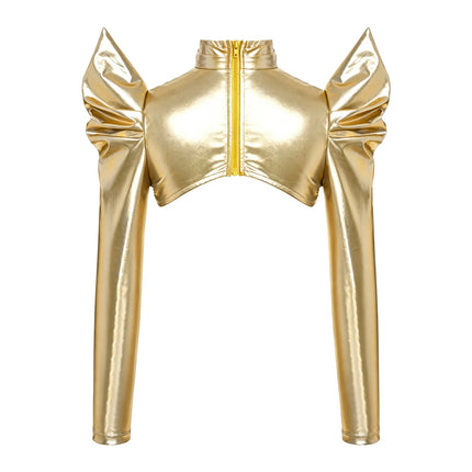 Girl Seasonal Wear Metallic Shrug Shoulder Costume Set - Girl Seasonal Wear - IIXPIN - Mad Fly Essentials
