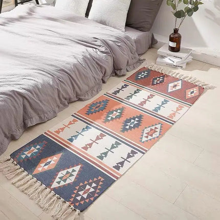 Area Rug Plaid Bedroom Living Bohemian Rug - Area Rug - Miracle Sweet - Mad Fly Essentials