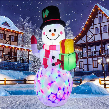 Inflatable LED Snowman Christmas Decor - Mad Fly Essentials
