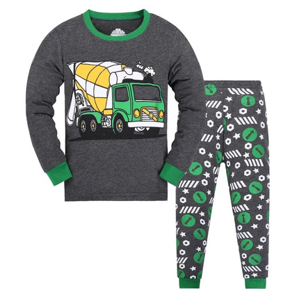 Baby Boys Long Trucker Pajama Set - Kids Shop Mad Fly Essentials