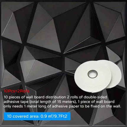 3D Wallpaper 30x30cm Grooved Wall Panels - 3D Wallpaper - Bacaz - Mad Fly Essentials