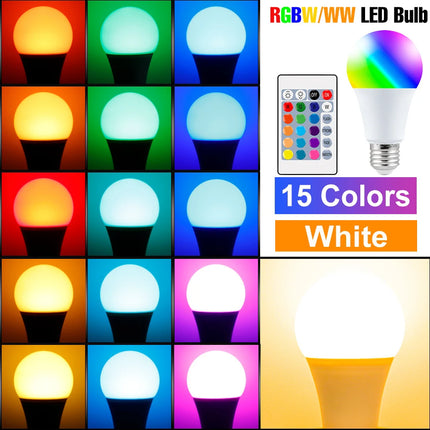 LED Bulb RGB Remote 5-25W E27 Light Bulb - LED Bulb - Avacom - Mad Fly Essentials