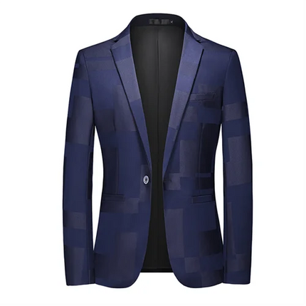 Blazer Men 3D Sequin Printed Pocket Lapel Blazer - Blazer - Micoopie - Mad Fly Essentials