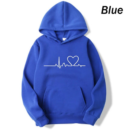 Hoodies Women Heart Nurse Sweatshirt - Hoodies - Chrleisure - Mad Fly Essentials