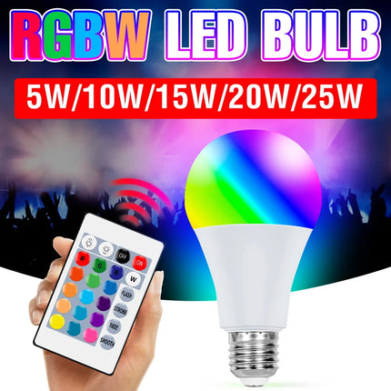 LED Bulb RGB Remote 5-25W E27 Light Bulb - LED Bulb - Avacom - Mad Fly Essentials