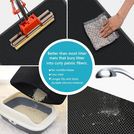 Cat Litter Mat Waterproof Scratch Pad - Mad Fly Essentials