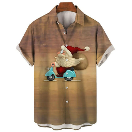 Men Christmas 3D-Festival Party Hawaiian Shirt - Men's Fashion Mad Fly Essentials