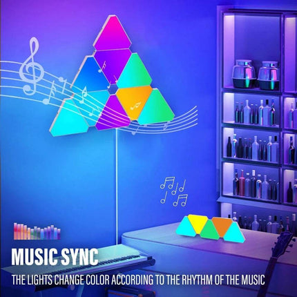 Smart RGB Triangular LED Wall Sconce -  Mad Fly Essentials