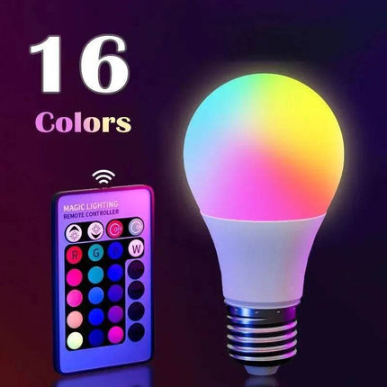 Multicolor E27 LED RGB Smart Bulb - Mad Fly Essentials
