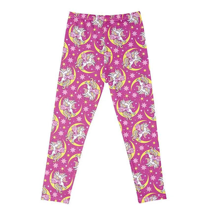 Leggings Girl Cartoon Unicorn Silk Pants - Leggings - Zukocert - Mad Fly Essentials
