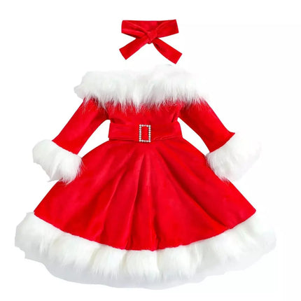 Baby Girl Santas-Helper A-Line Party Dress