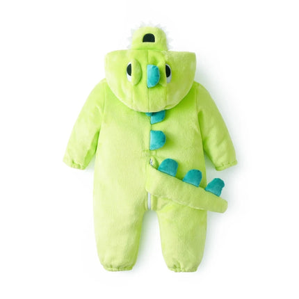 Baby Girl 0-5Years Dinosaur Costumes Flannel Pajama Outfit