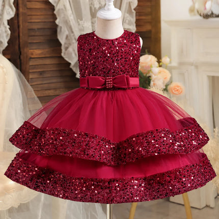 Party Dress Girl Vintage Rainbow Formal Dress - Party Dress - NNJXD - Mad Fly Essentials