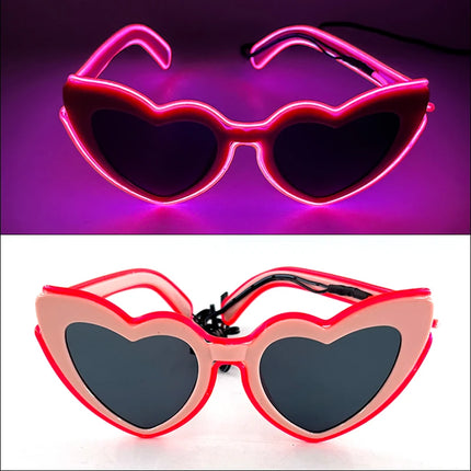 Party Favors Women LED Neon Glow Party Sunglasses - Party Favors - The vinyl Clock - Mad Fly Essentials
