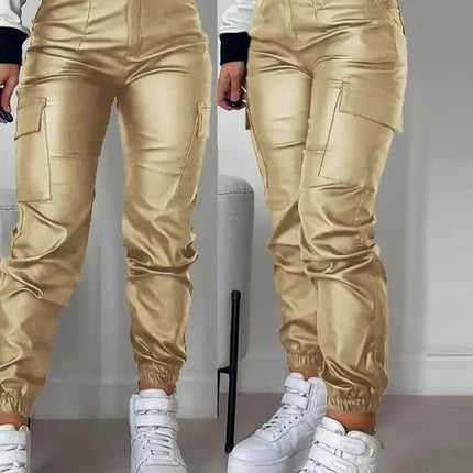 Cargo Pants Women Relaxed-fit Capri Pants - Cargo Pants - Cryptographic - Mad Fly Essentials