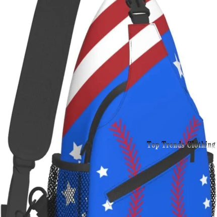 Crossbody Bag Men Baseball Sling Chest Bag - Crossbody Bag - Heatboywade - Mad Fly Essentials