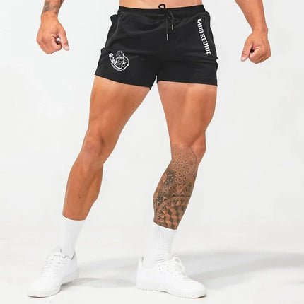 Men Gym Revive Summer Zip Fitness Shorts