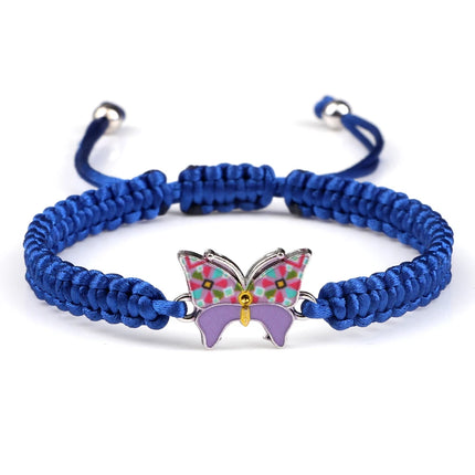 Bracelet Butterfly Girl Chain Link Braided Wearables - Bracelet - Losstower - Mad Fly Essentials