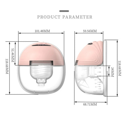 Wearable Silent Hands Free Breast Pump