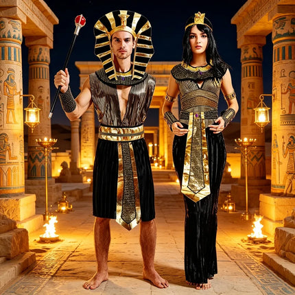 Costume Set Women Cosplay Egyptian Cleopatra Costume - Costume Set - Harleen Quinzel - Mad Fly Essentials