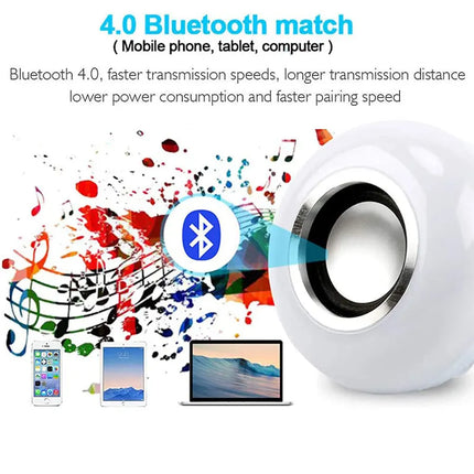 Smart LED 12W E27 Bluetooth Speaker Remote Bulb