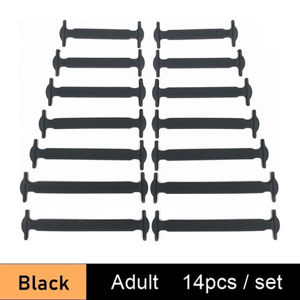Boys Footwear Silicone Elastic No Tie Shoelaces - Boys Footwear - Basic Gold Yao - Mad Fly Essentials