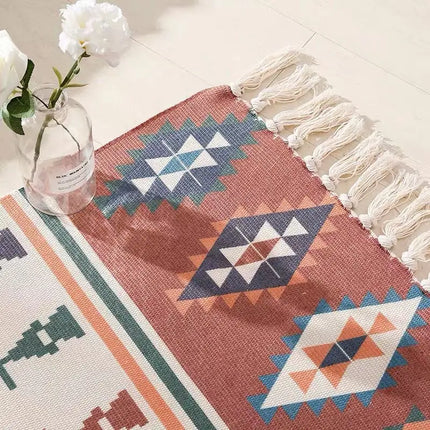 Area Rug Plaid Bedroom Living Bohemian Rug - Area Rug - Miracle Sweet - Mad Fly Essentials