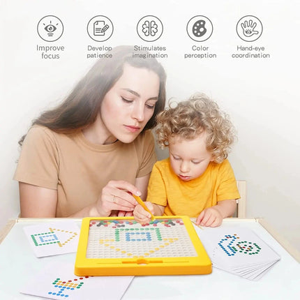 Kids Magnetic Montessori Drawing Board with Pen