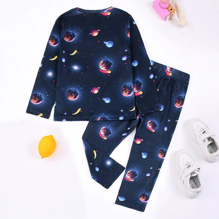 Pajama Set Baby Boy Dinosaur Cartoon Long Glow Pajamas - Pajama Set - AJ Design - Mad Fly Essentials
