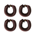 4Pcs Brown