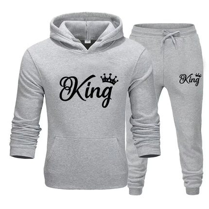 Hoodies Women King Queen Lover Couple Sweatshirt 3D Hoodies - Hoodies - Adogirl - Mad Fly Essentials