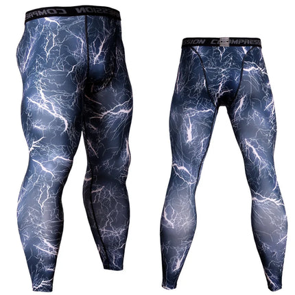 Men Camouflage Quick Dry Compression Leggings - Men's Fashion Mad Fly Essentials