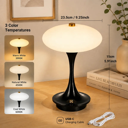 Desk Lamp Vintage Bedroom LED USB Mushroom Lamp - Desk Lamp - Nordic Creations - Mad Fly Essentials