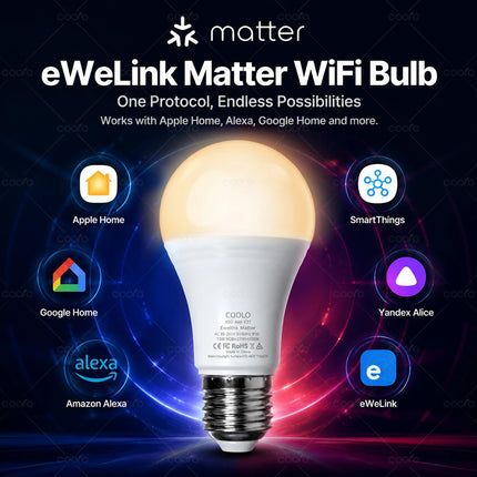 LED Bulb Smart Wifi E27 Dimmable Light Bulbs - LED Bulb - ATComm - Mad Fly Essentials