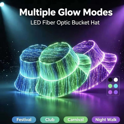 Party Essentials 7 Color LED RGB Bucket Costume Hat - Party Essentials - Party Essentials - Mad Fly Essentials