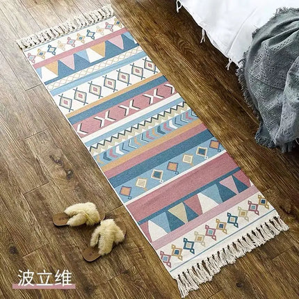 Area Rug Plaid Bedroom Living Bohemian Rug - Area Rug - Miracle Sweet - Mad Fly Essentials