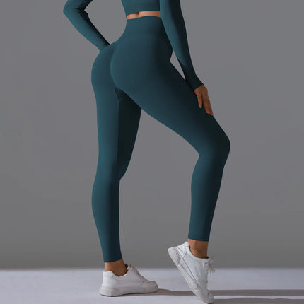 Fitness Leggings Women Seamless Bubble Butt Leggings - Fitness Leggings - Peeli - Mad Fly Essentials