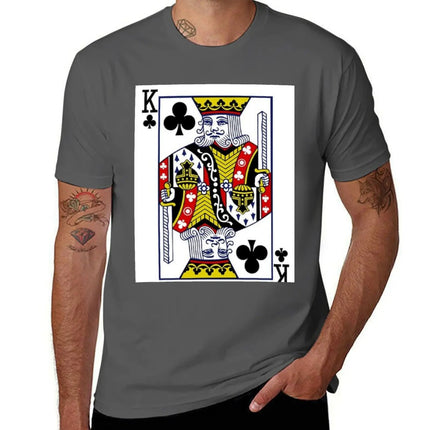 Shirt Men King of Hearts Poker Card T-Shirt - Shirt - Guilan - Mad Fly Essentials