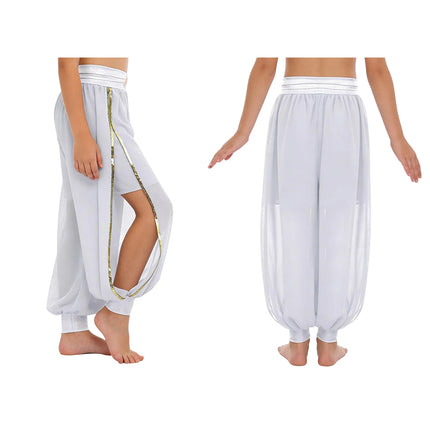 Harem Pants Boy Girl Kids Dance Carnival Sequin Arabic Pants - Harem Pants - Kooy - Mad Fly Essentials