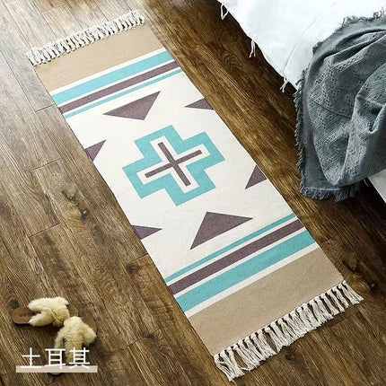 Area Rug Plaid Bedroom Living Bohemian Rug - Area Rug - Miracle Sweet - Mad Fly Essentials