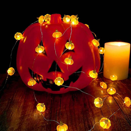 Halloween Pumpkin LED String Lights - Mad Fly Essentials