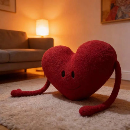 Pillows Decor Smiling Face Love Plush Heart Pillows - Pillows Decor - Lakea - Mad Fly Essentials