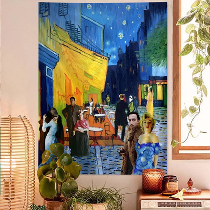 Wall Decor Funny Abstract Van Gogh Friends Canvas - Wall Decor - Hdprints - Mad Fly Essentials