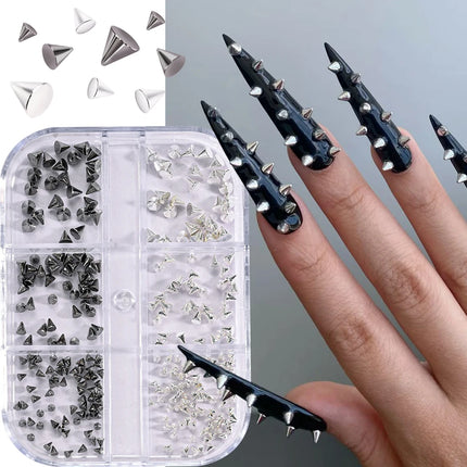 Nail Essentials Metal Punk Full Glitter Diamond Cross Nail Art - Nail Essentials - Nail Art - Elaimei - Mad Fly Essentials