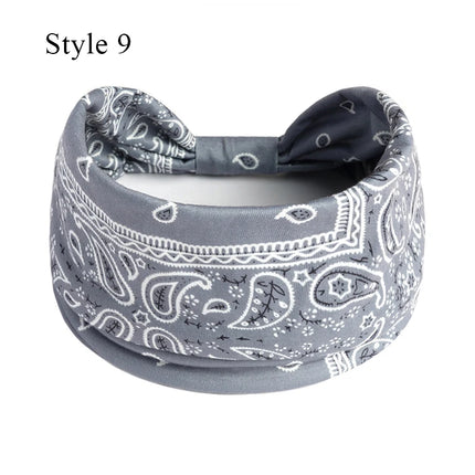 Hair Accessories Women Boho Turban Yoga Elastic Head Wrap Hairbands - Hair Accessories - Werueruyu - Mad Fly Essentials 