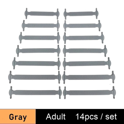 Boys Footwear Silicone Elastic No Tie Shoelaces - Boys Footwear - Basic Gold Yao - Mad Fly Essentials