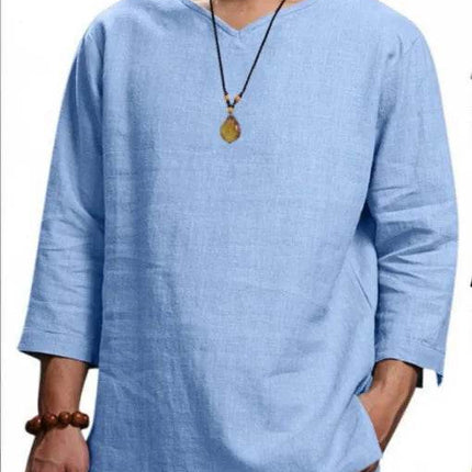 Men Casual Viking Nordic Medieval Pirate Tunic Costume - Mad Fly Essentials