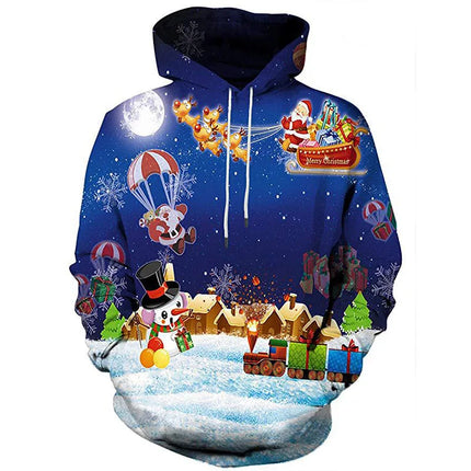 3D Hoodies Funny Santa Claus Streetwear Pullovers xs-6XL - 3D Hoodies - Vipol - Mad Fly Essentials