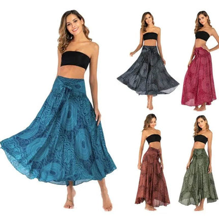 Women Summer Bohemian Long Skirts - Mad Fly Essentials