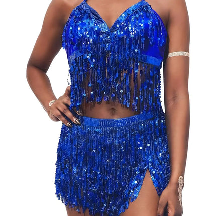 Costume Set Women Belly Dancing Halter Costume - Costume Set - Tiaobug - Mad Fly Essentials
